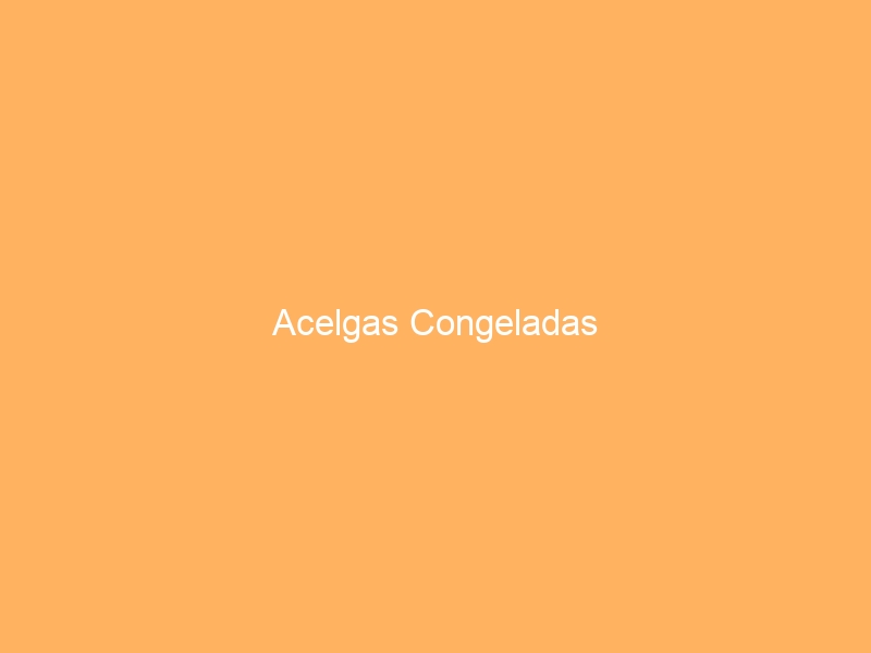 Acelgas Congeladas