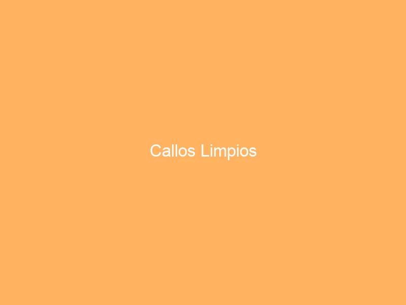 Callos Limpios - Información sobre tiempos de cocción
