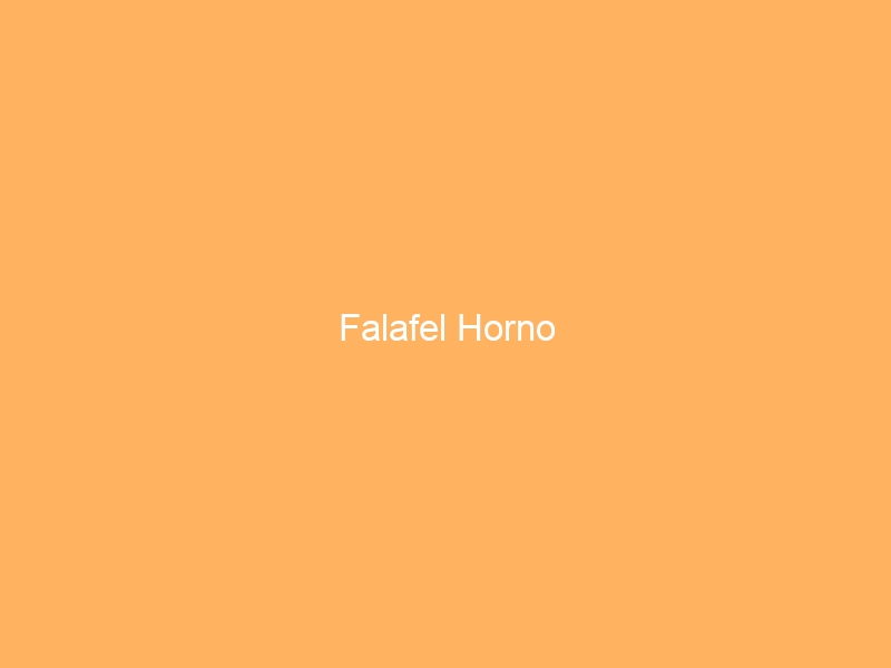 Falafel Horno