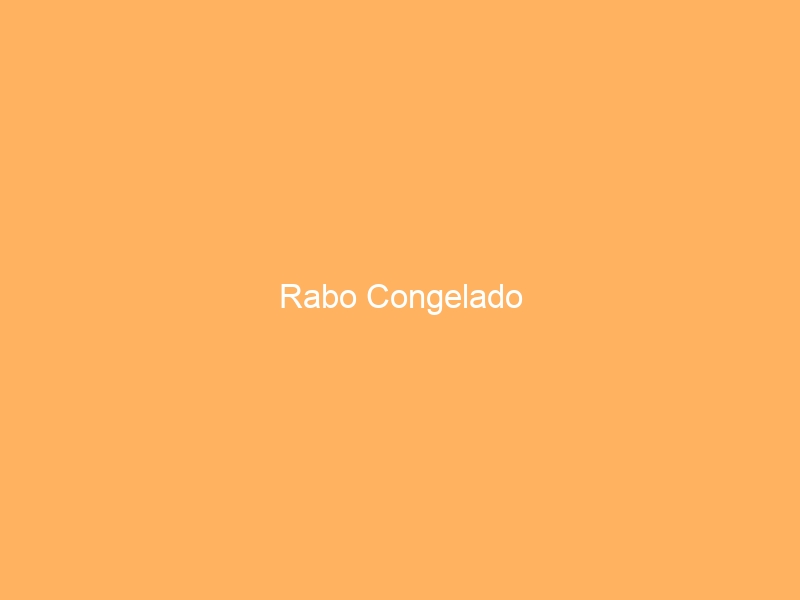 Rabo Congelado