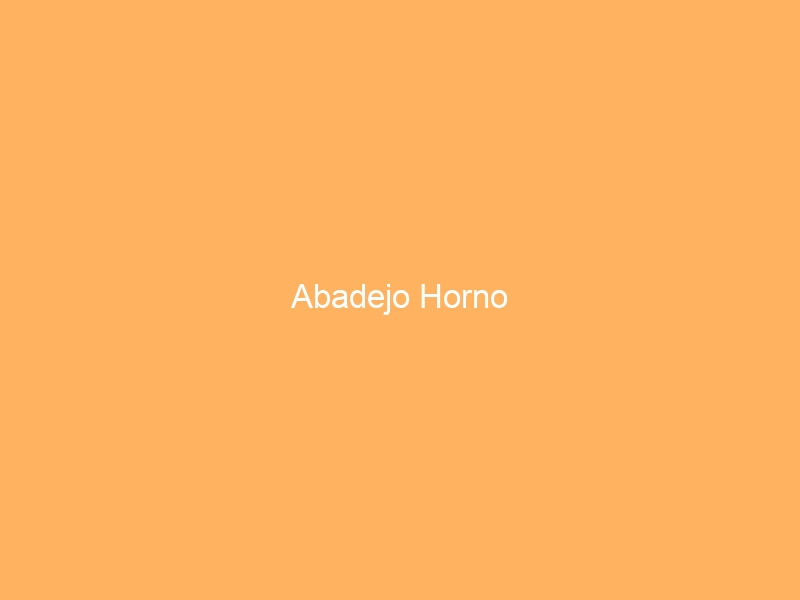 Abadejo Horno