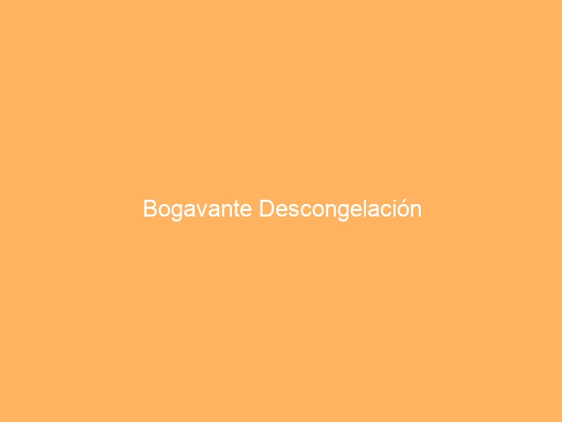 Bogavante Descongelación