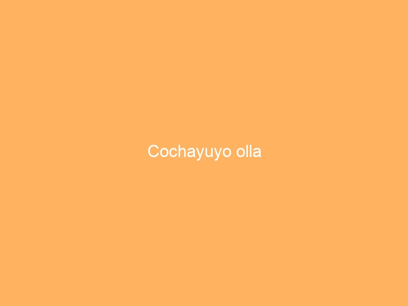 Cochayuyo olla