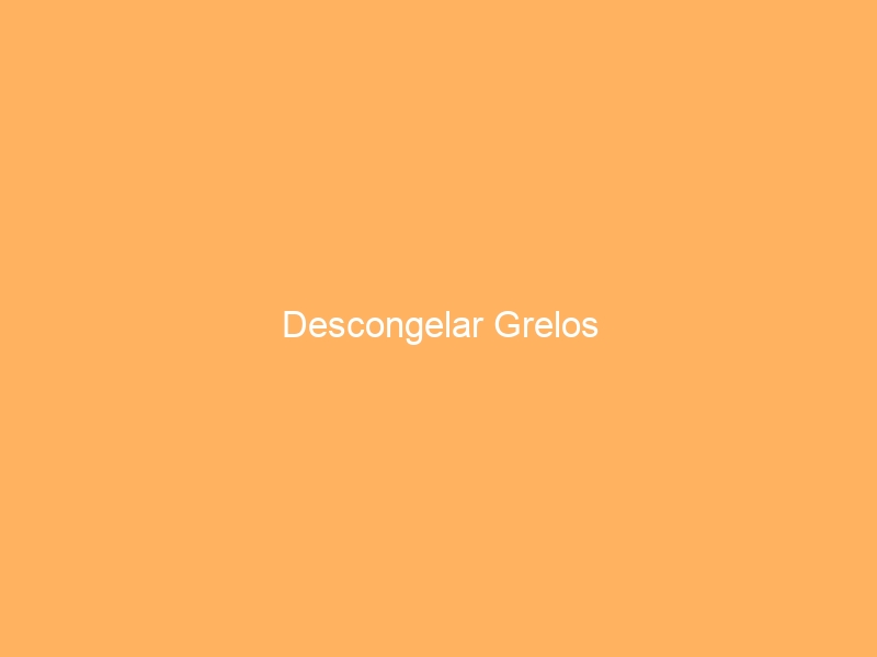 Descongelar Grelos