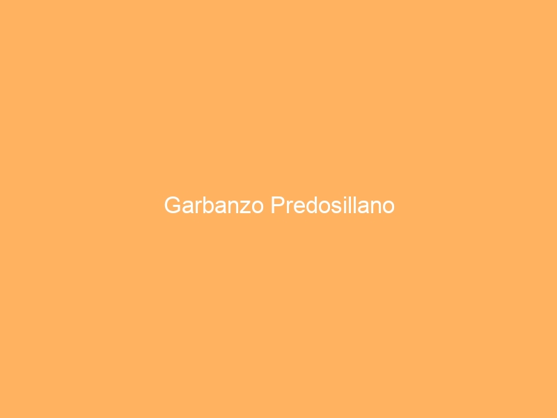 Garbanzo Predosillano