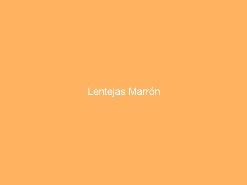 Lentejas Marrón