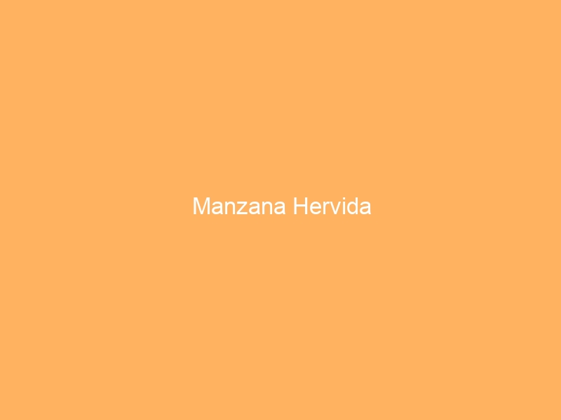 Manzana Hervida
