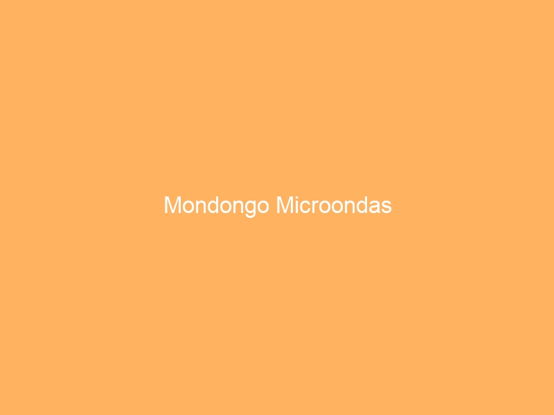 Mondongo Microondas
