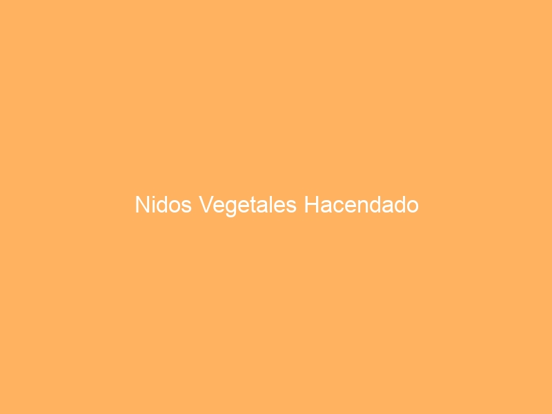 Nidos Vegetales Hacendado