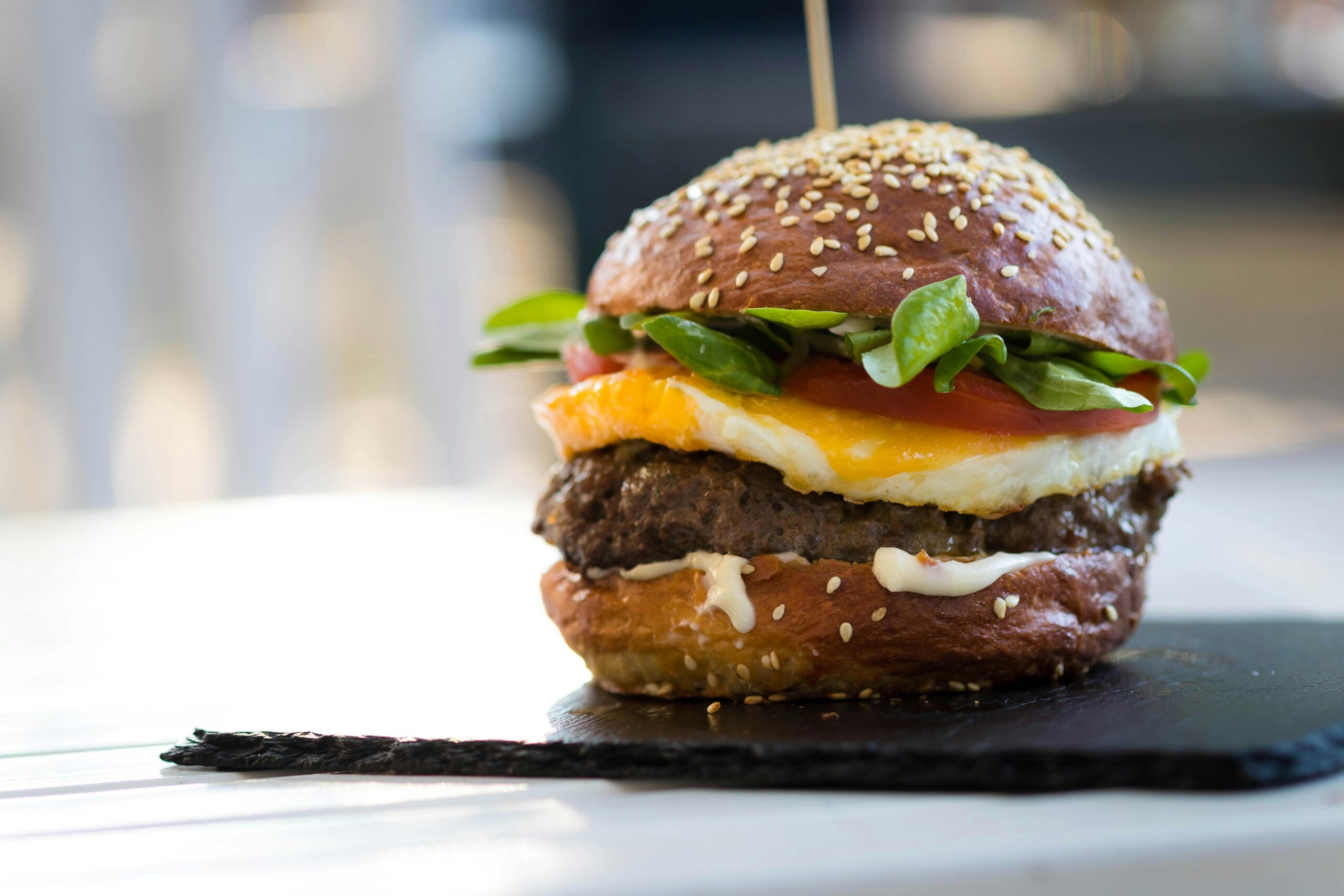 Hamburguesa al punto