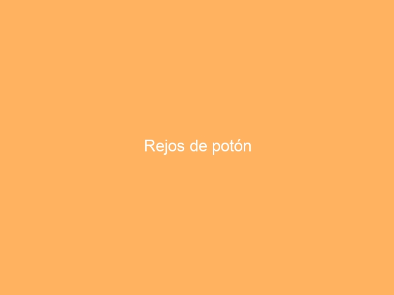 Rejos de potón