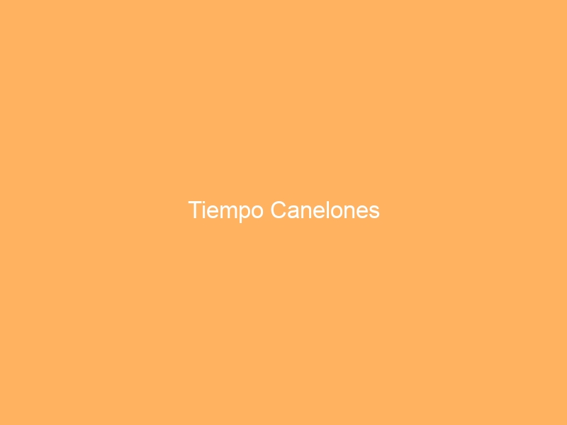 Tiempo Canelones